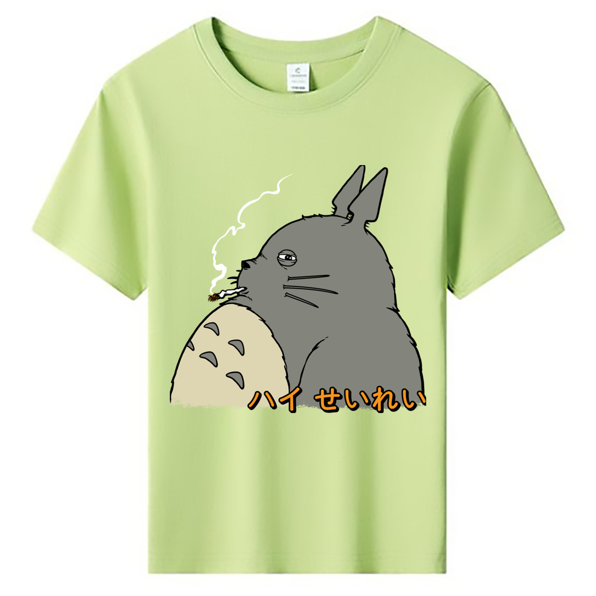 （画像用） となりのトトロ 草壁メイ 草壁サツキ My Neighbor Totoro Satsuki Kusakabe Mei Kusakabe 綿100％キッズTシャツ（フロントプリント）